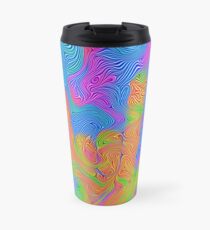 Abstract ILY sign Travel Mug