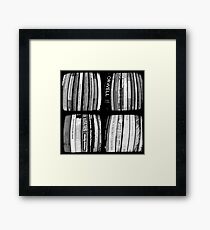 The Bookshelf Framed Print