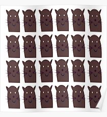 Little cute Kittens, brown Poster