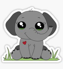 best friends - elephant Sticker