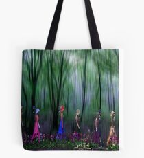 Flora day dancers in Helston Cornwall Tote Bag