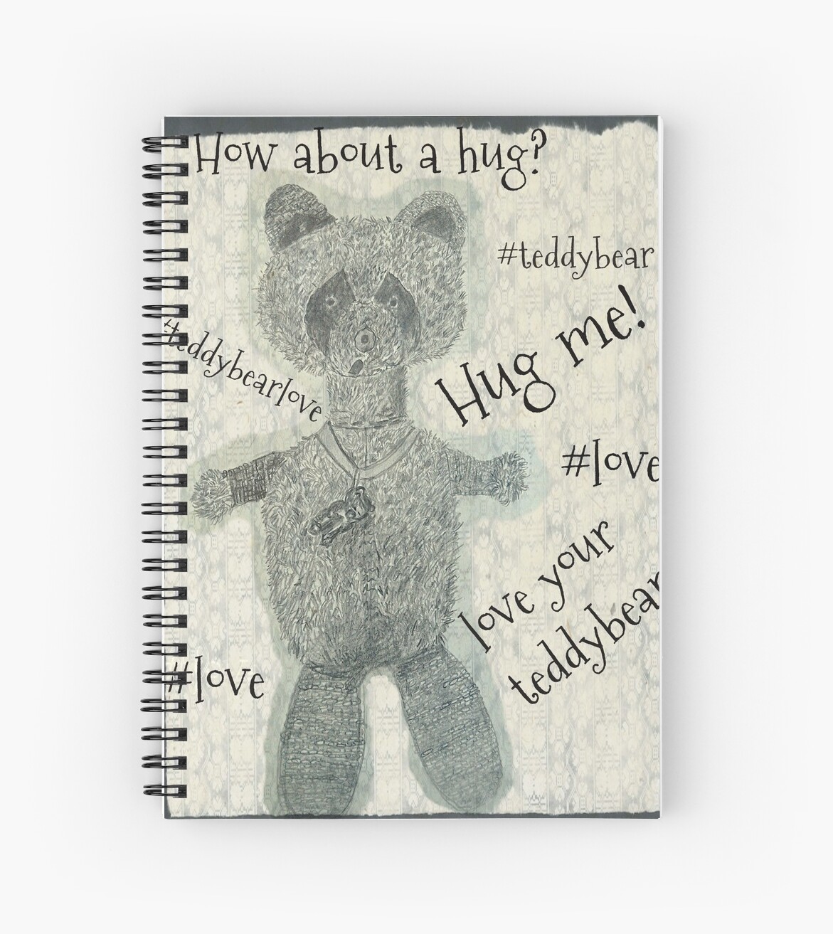 A Teddy Bear Drawing With Captions by IvanaKada