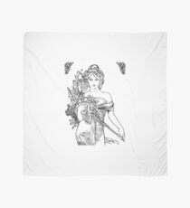 alfons mucha Drawing Scarf