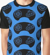 Megadrive Genesis Controller logo Graphic T-Shirt