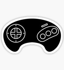 Megadrive Genesis Controller logo Sticker