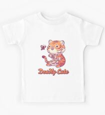 Deadly Cute Tiger Kids Tee