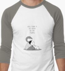 Easy To Be Happy Men's Baseball ¾ T-Shirt