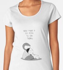 Easy To Be Happy Women's Premium T-Shirt