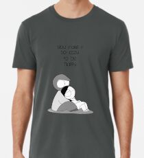 Camiseta premium Fácil de ser feliz