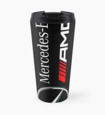 Taza de viaje logo marcedez amg