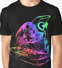 Bunny Neon DJ Graphic T-Shirt