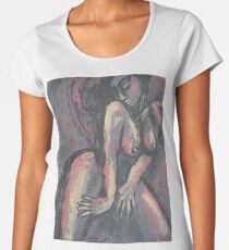 Posing - Female Nude Women's Premium T-Shirt