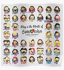 Eurovision 2018 Poster Poster