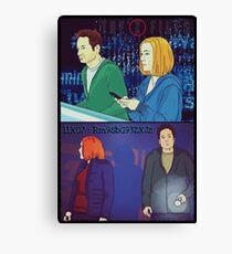 X Files 11X07 Followers by Mimie Canvas Print