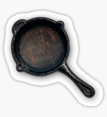 Minimalist PUBG Frying Pan Sticker