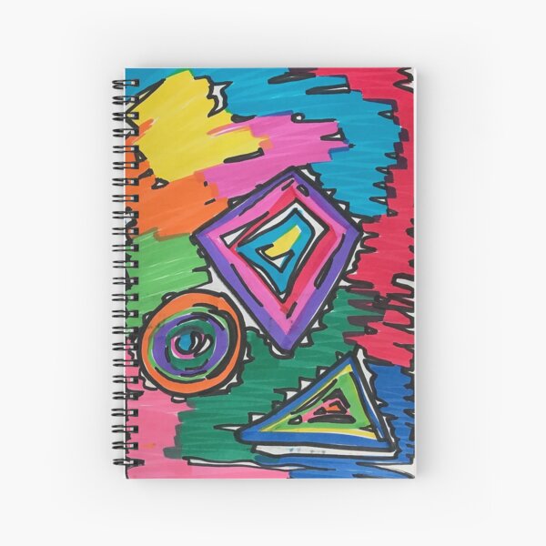 Waves Spiral Notebook