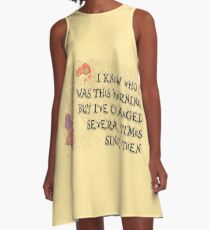 Changed Several Times A-Line Dress