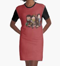 siblings trio Graphic T-Shirt Dress