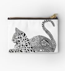 Zentangle Kitty Cat Studio Pouch