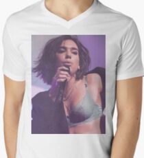 Dua Lipa Men's V-Neck T-Shirt