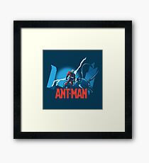 ANT-MAN / BAT-MAN MASHUP Framed Print