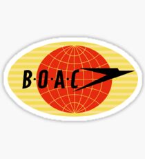 BOAC airlines UK Sticker