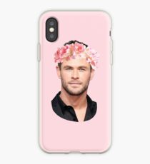 Chris Hemsworth Flower Crown iPhone Case