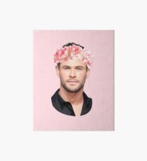 Chris Hemsworth Flower Crown Art Board