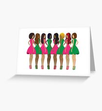 AKA Sorors Greeting Card
