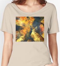 Gold Blue Mountains Women's Relaxed Fit T-Shirt