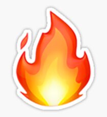 Fire Emoji Stickers | Redbubble