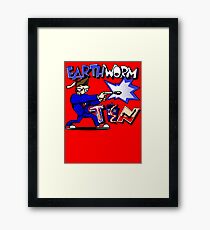 Earthworm Ten Framed Print