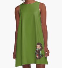sibling trio - younger A-Line Dress