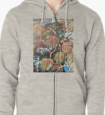 WINTER PINE by H.Lin Zipped Hoodie