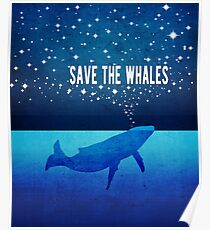 Save the Whale Posters | Redbubble