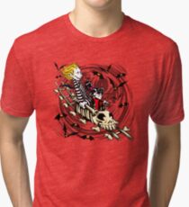 Calvydia and Beetlehobbes (Light Shirts) Tri-blend T-Shirt