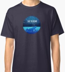 Save the Oceans - Star Spouting Whale Classic T-Shirt