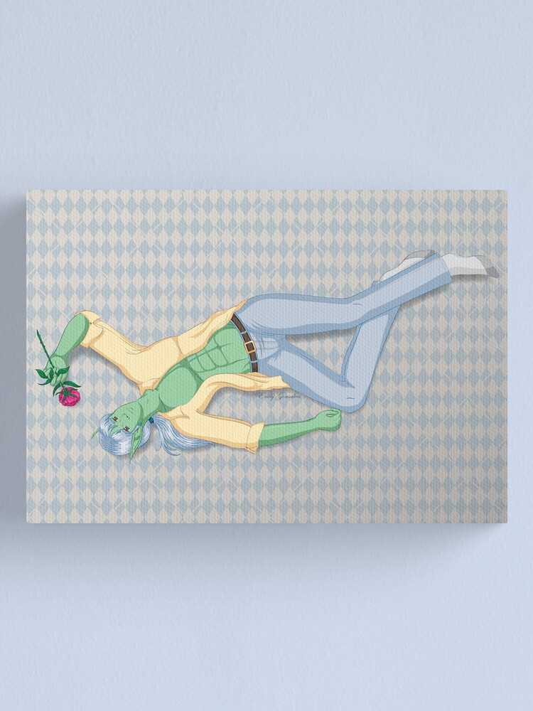 Alternate view of Suko with a Rose Canvas Print