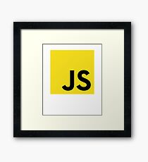 JavaScript EcmaScript Unofficial Logo Sweatshirt Framed Print
