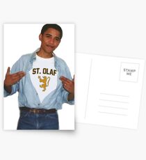 Postales Camisa de Obama St Olaf