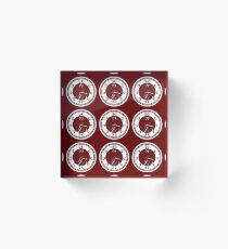 F5 Red Samurai Acrylic Block