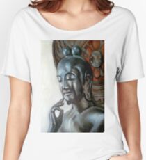 Buddhism sculpture Women's Relaxed Fit T-Shirt