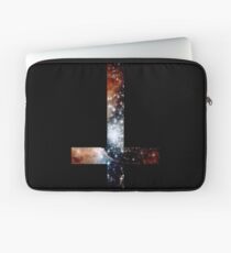 Red Galaxy Inverted Cross Laptop Sleeve