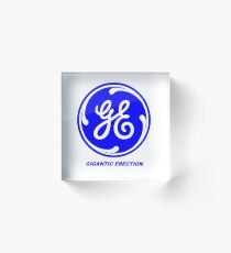 G.E. Bringing good things to life Acrylic Block