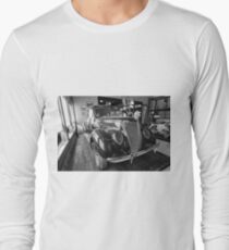 Old car. Black and white photo. Nikon D610 Long Sleeve T-Shirt