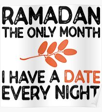 Funny Ramadan Quote Poster
