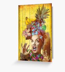 Tropical Miranda Greeting Card
