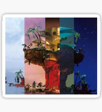 Gorillaz Plastic Beach Sticker