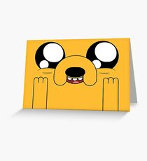 Jake time! - Adventure Time Greeting Card