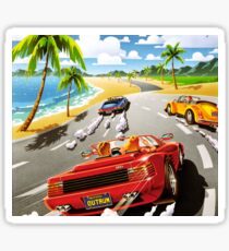 OUT RUN - CLASSIC FLYER Sticker